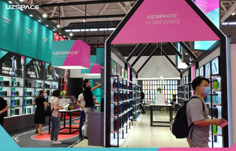 UZSPACE利记水杯参加深圳礼品展，解锁礼品定制新功能